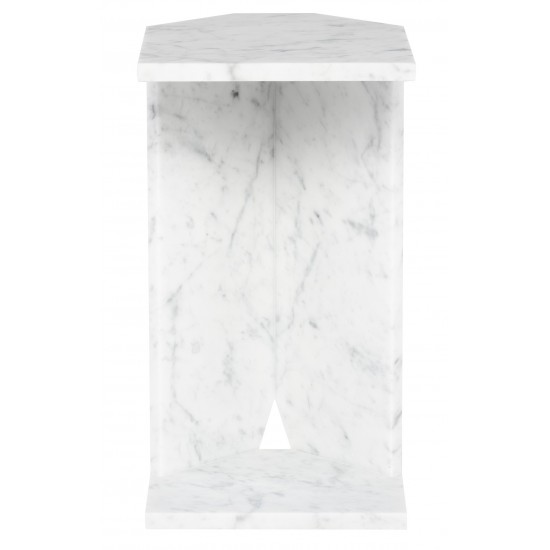 Gia Bianco Stone Side Table