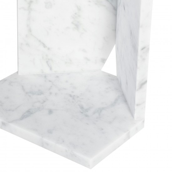 Gia Bianco Stone Side Table