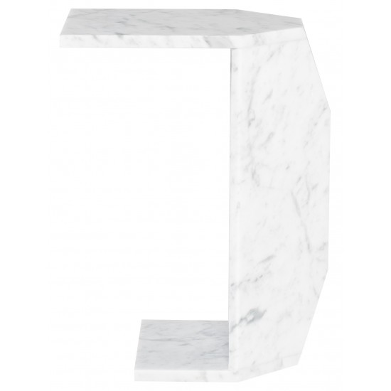 Gia Bianco Stone Side Table