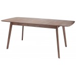 Loel Walnut Wood Dining Table