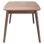 Loel Walnut Wood Dining Table