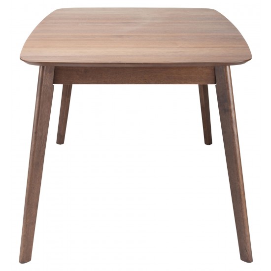 Loel Walnut Wood Dining Table