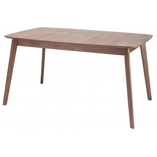 Loel Walnut Wood Dining Table