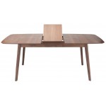 Loel Walnut Wood Dining Table