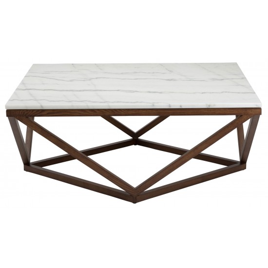 Jasmine White Stone Coffee Table, HGYU161