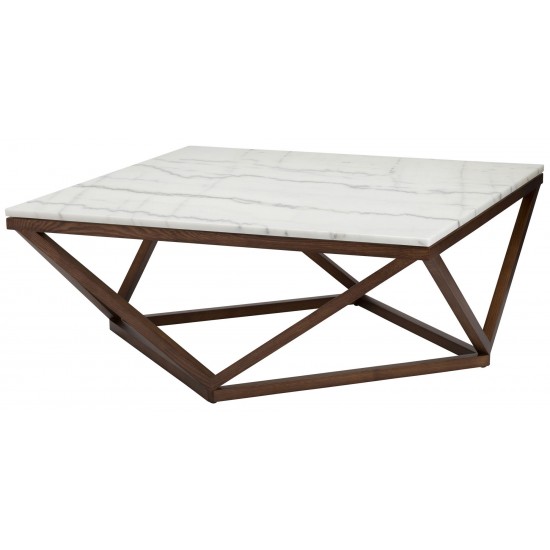 Jasmine White Stone Coffee Table, HGYU161