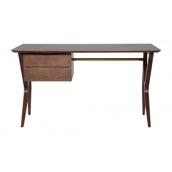 Karlo Walnut Wood Desk