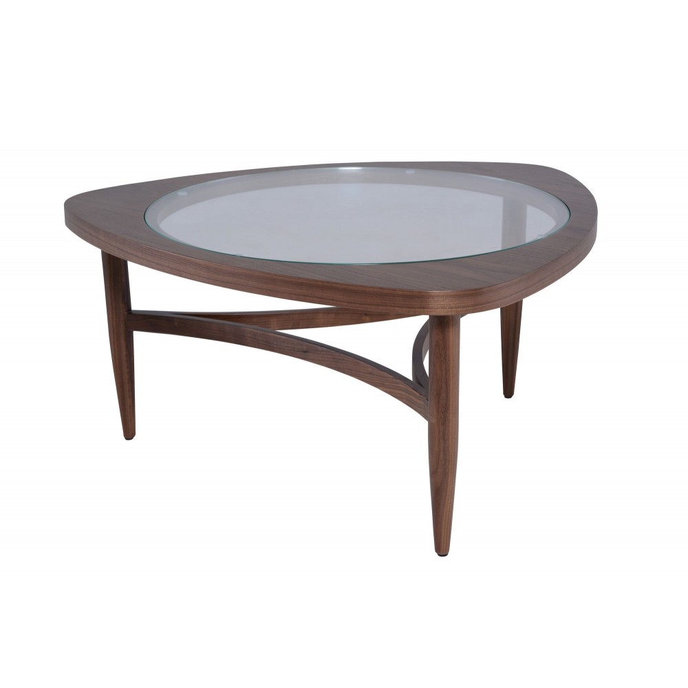 Isabelle Walnut Wood Coffee Table