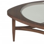 Isabelle Walnut Wood Coffee Table