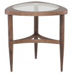 Isabelle Walnut Wood Side Table