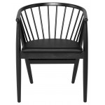 Danson Black Naugahyde Dining Chair, HGYU227