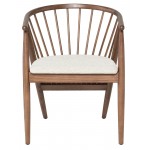 Danson Shell Fabric Dining Chair