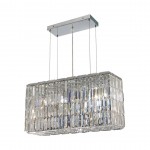 Elegant Lighting Maxime 8 Light Chrome Chandelier Clear Swarovski Elements Crystal