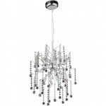 Elegant Lighting Astro 6 Light Chrome Pendant Clear Royal Cut Crystal