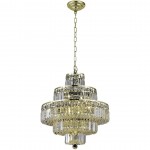 Elegant Lighting Maxime 13 Light Gold Chandelier Clear Swarovski Elements Crystal