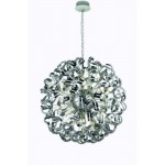 Elegant Lighting Tiffany 30 Light Chrome Chandelier Clear Elegant Cut Crystal