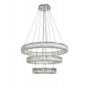 Elegant Lighting Monroe Integrated Led Chip Light Chrome Chandelier Clear Royal Cut Crystal