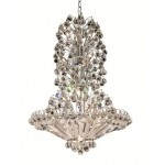 Elegant Lighting Sirius 22 Light Chrome Chandelier Clear Swarovski Elements Crystal