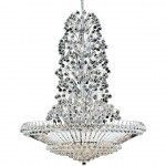 Elegant Lighting Sirius 43 Light Chrome Chandelier Clear Swarovski Elements Crystal