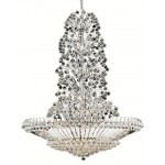 Elegant Lighting Sirius 43 Light Chrome Chandelier Clear Swarovski Elements Crystal