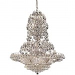 Elegant Lighting Sirius 33 Light Chrome Chandelier Clear Elegant Cut Crystal