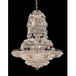 Elegant Lighting Sirius 33 Light Chrome Chandelier Clear Elegant Cut Crystal