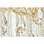 Elegant Lighting Maria Theresa 84 Light Gold Chandelier With Clear Tear Drop Crystals Clear Spectra Swarovski Crystal