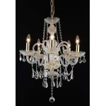 Elegant Lighting Princeton 5 Light Gold Chandelier Clear Royal Cut Crystal