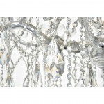 Elegant Lighting Maria Theresa 84 Light Chrome Chandelier With Clear Tear Drop Crystals Clear Royal Cut Crystal