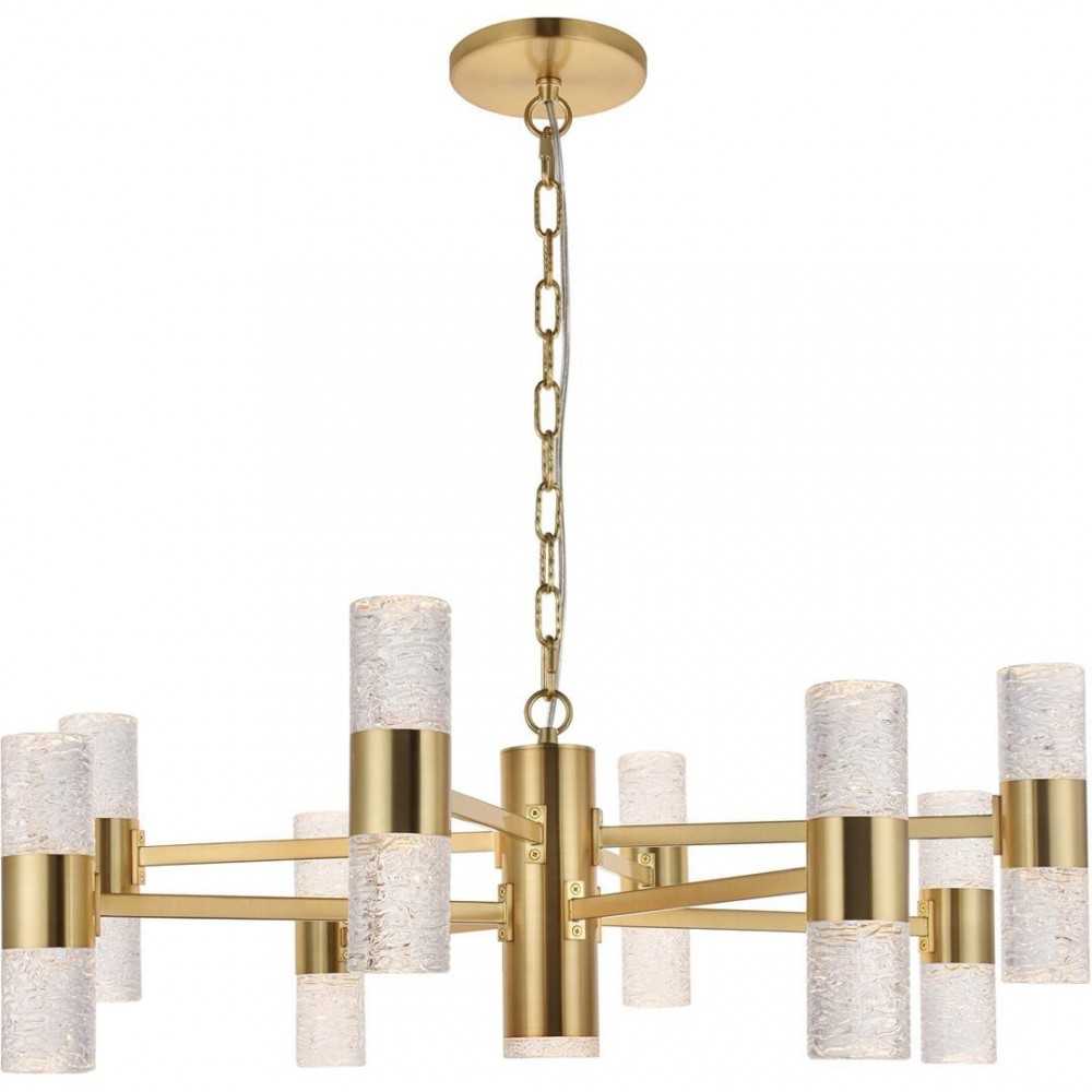 Elegant Lighting Vega 17 Light Gold Led Pendant