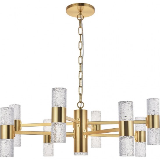 Elegant Lighting Vega 17 Light Gold Led Pendant