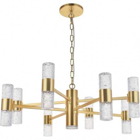 Elegant Lighting Vega 17 Light Gold Led Pendant