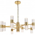 Elegant Lighting Vega 17 Light Gold Led Pendant