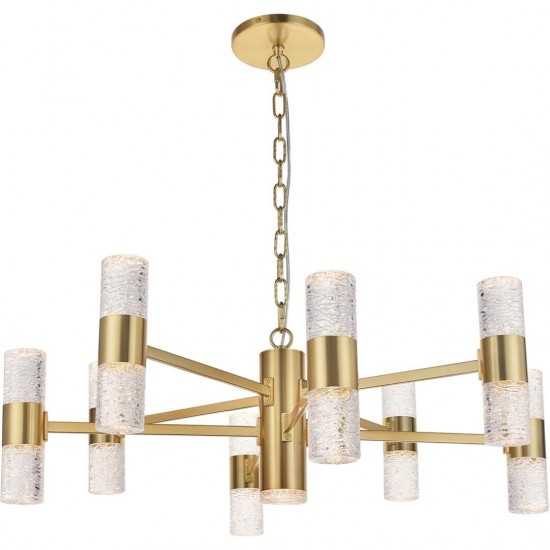 Elegant Lighting Vega 17 Light Gold Led Pendant