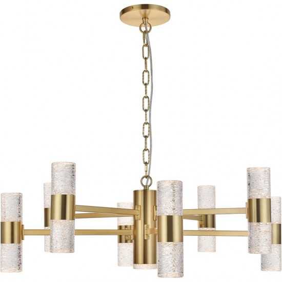 Elegant Lighting Vega 17 Light Gold Led Pendant