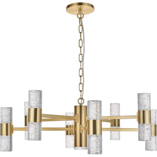 Elegant Lighting Vega 17 Light Gold Led Pendant