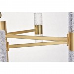 Elegant Lighting Vega 17 Light Gold Led Pendant