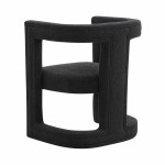 TOV Furniture Ada Black Boucle Chair