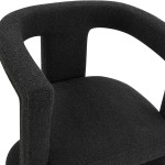 TOV Furniture Ada Black Boucle Chair