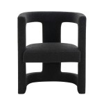 TOV Furniture Ada Black Boucle Chair