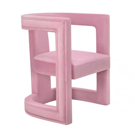 TOV Furniture Ada Pink Velvet Chair