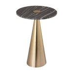 TOV Furniture Addyson Marble Side Table