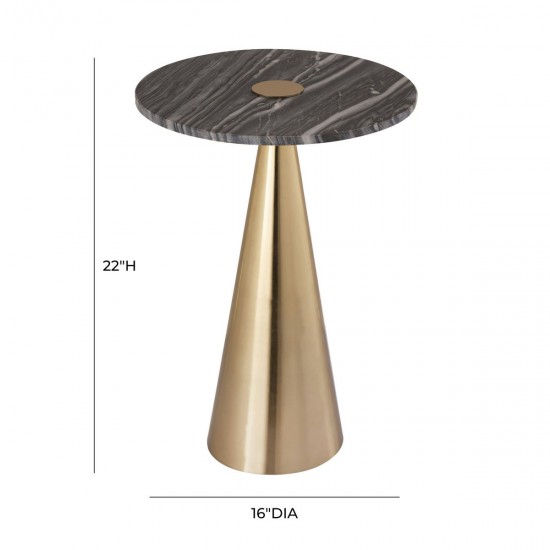 TOV Furniture Addyson Marble Side Table