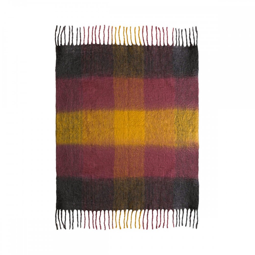 TOV Furniture Afrino Wool Colored Throw