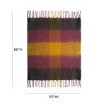 TOV Furniture Afrino Wool Colored Throw