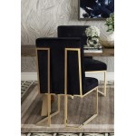 TOV Furniture Akiko Black Velvet Chair - Set of 2