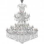 Elegant Lighting Maria Theresa 84 Light Chrome Chandelier Clear Spectra Swarovski Crystal