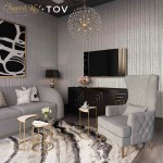 TOV Furniture Alina Grey Tall Tufted Back Chair