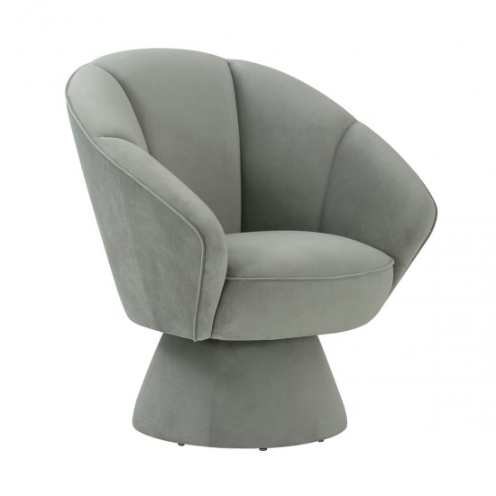 TOV Furniture Allora Grey Accent Chair