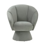 TOV Furniture Allora Grey Accent Chair